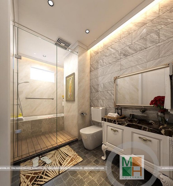 Phòng tắm Mandarin Garden phong cách tân cổ điển